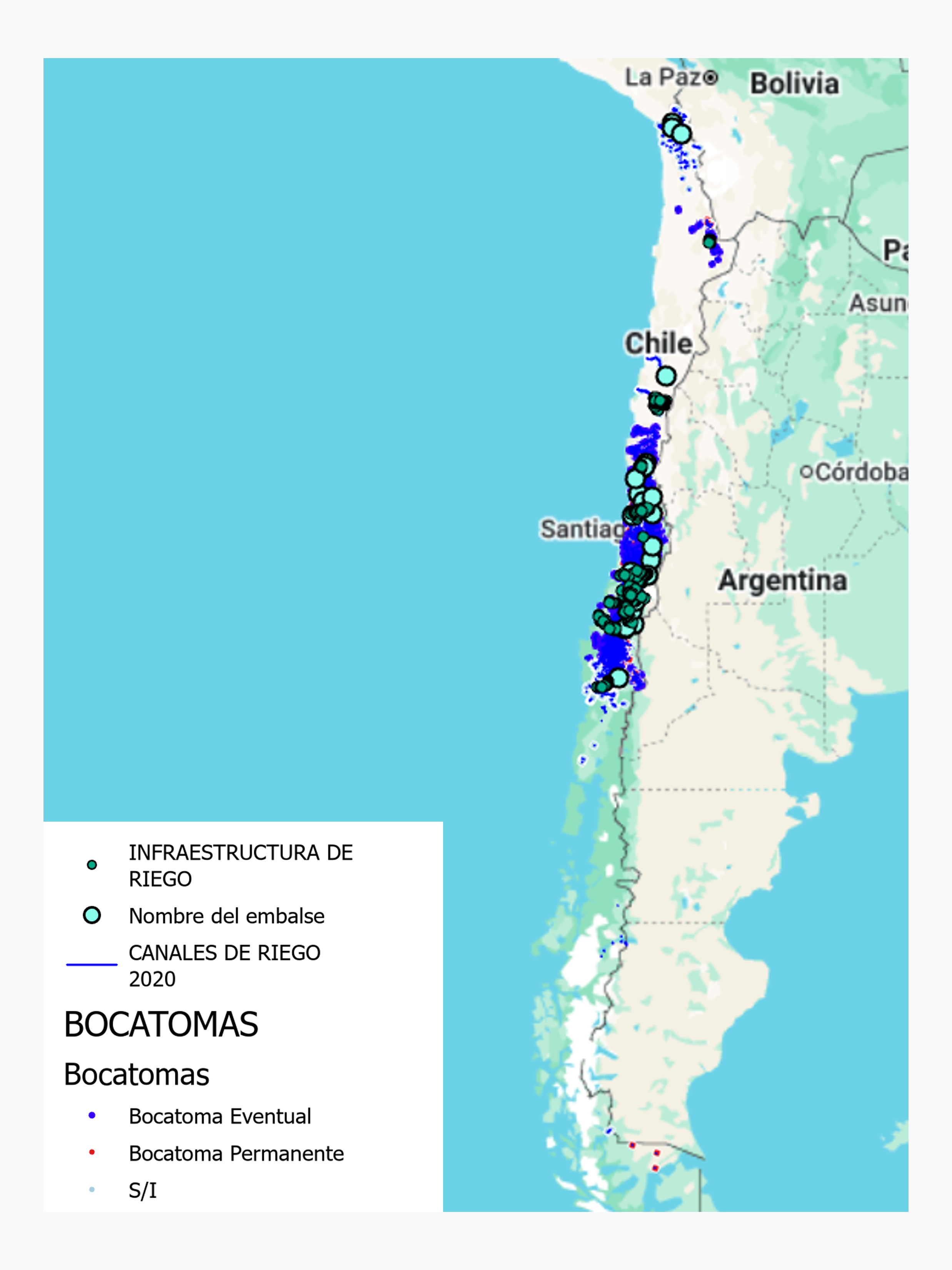 Servicio Web de Mapas - Infraestructura de riego